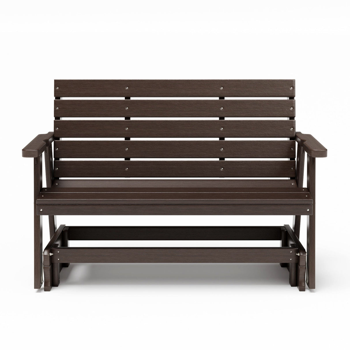 SimplyPoly Amish Made Signature Recycled Plastic Porch Glider