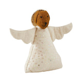 Brown Dog Angel Handmade Felt Christmas Tree Topper Arcadia Home