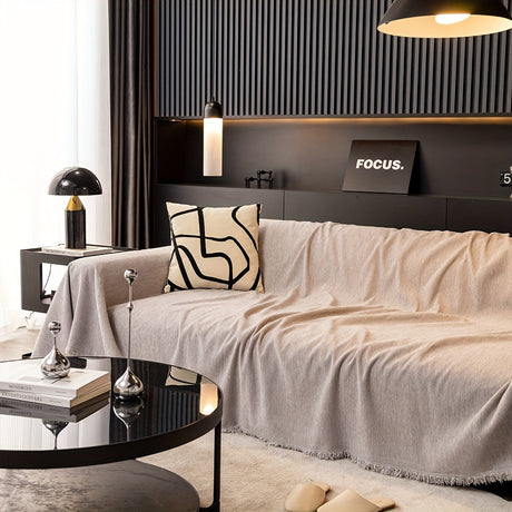 Stylish Couch Slipcover and Throw Blanket Alternative