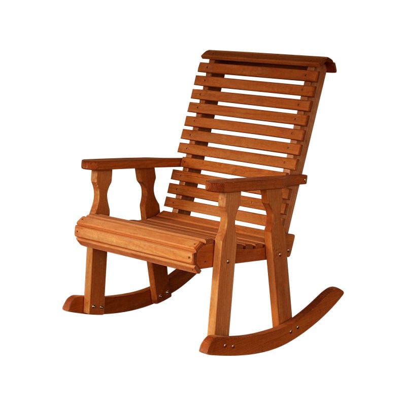 Amish Casual Roll Back Rocking Chair