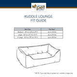 Canvas Kuddle Lounge Comfort Dog Bed