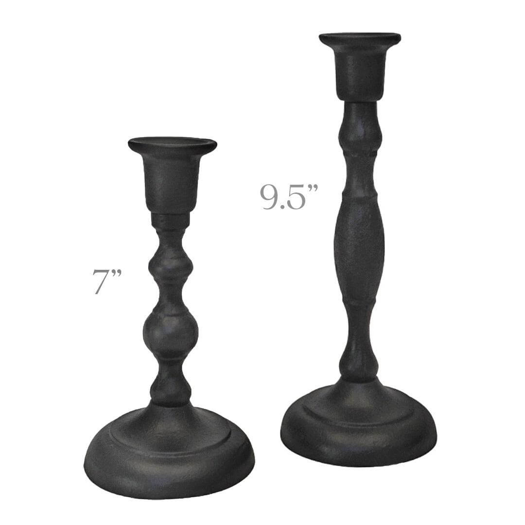 Taper Candle Holders - Handcrafted Cast Iron