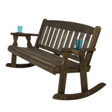 Amish Casual Heavy Duty Mission Outdoor Double Rocker