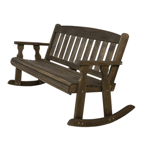 Amish Casual Heavy Duty Mission Outdoor Double Rocker