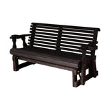 Amish Casual Heavy Duty Roll Back 5 Foot Treated Porch Glider