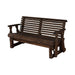 Amish Casual Heavy Duty Roll Back 5 Foot Treated Porch Glider
