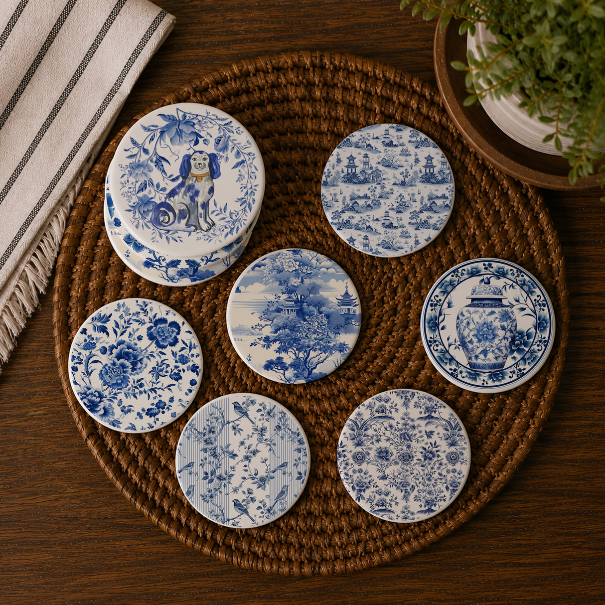 Chinoiserie Coasters