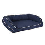 Classic Canvas Bolster Dog Bed