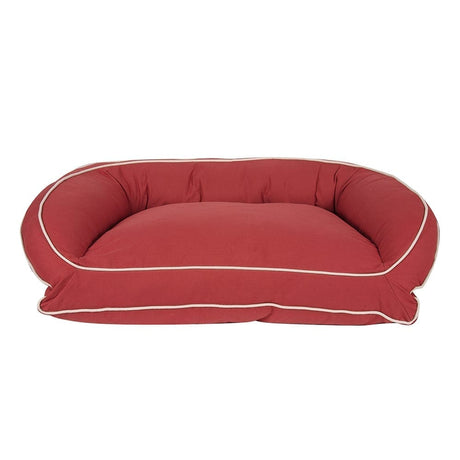 Classic Canvas Bolster Dog Bed