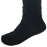 Over-the-Knee Fleece Socks - Black