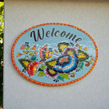 Colorful Talavera Welcome Plaque