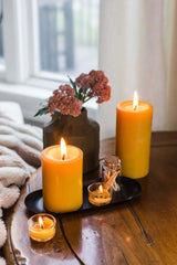 Pure Beeswax Pillar Candles