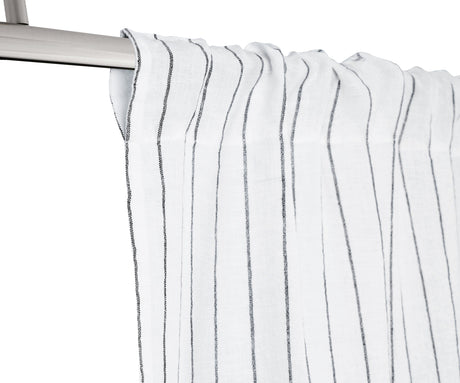 100 % Linen Curtains - White Curtains
