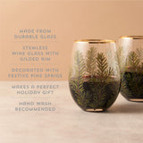 Woodland Stemless Wine Glass Set
