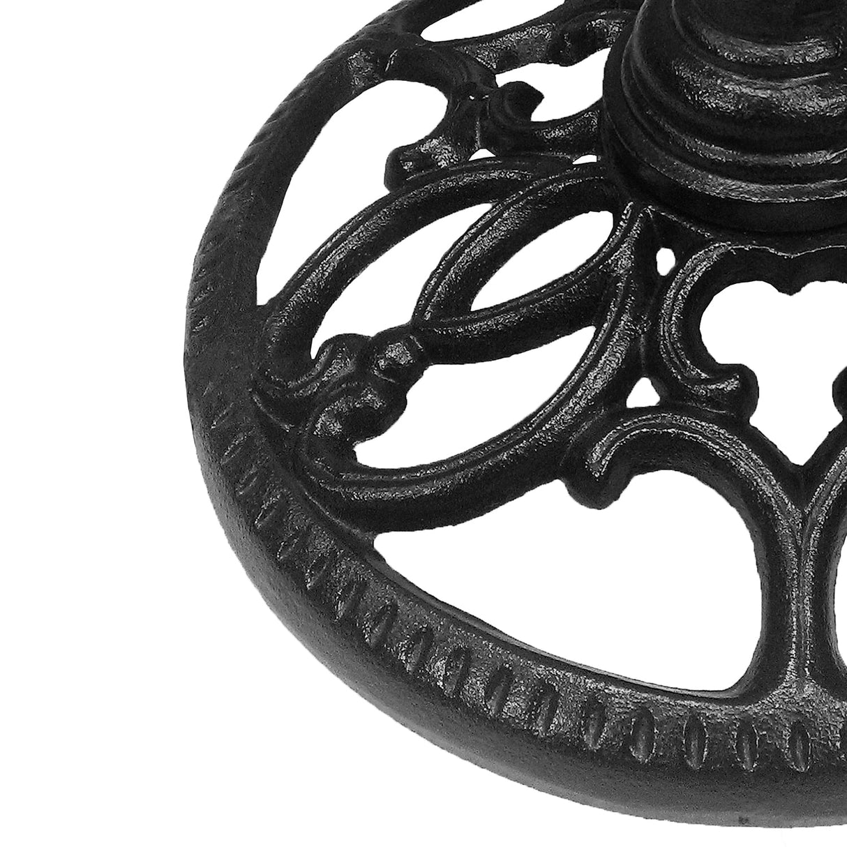 Black 23 lbs Round Cast Iron Umbrella Stand Base Weight