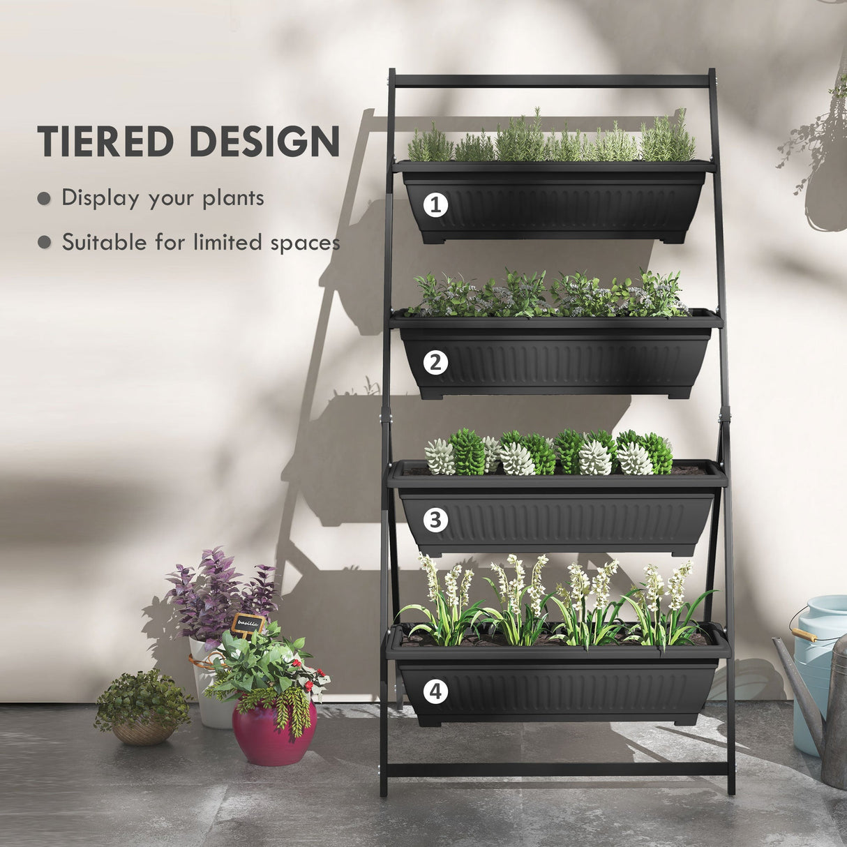 4-Tier Vertical Garden Planter
