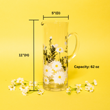 Painted Daisy Pitcher