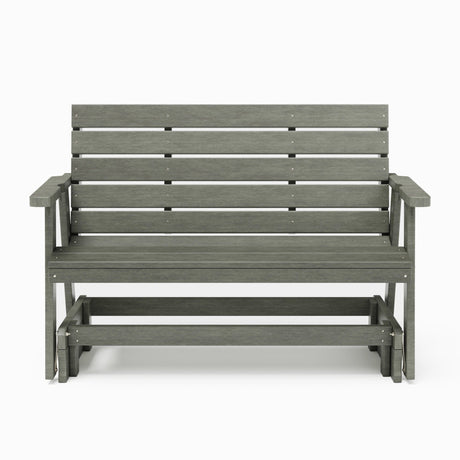 SimplyPoly Amish Made Signature Recycled Plastic Porch Glider
