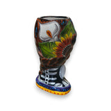 Day of the Dead Lady & Bunny Planter