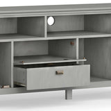Artisan TV Media Stand, Fog Grey, 72"
