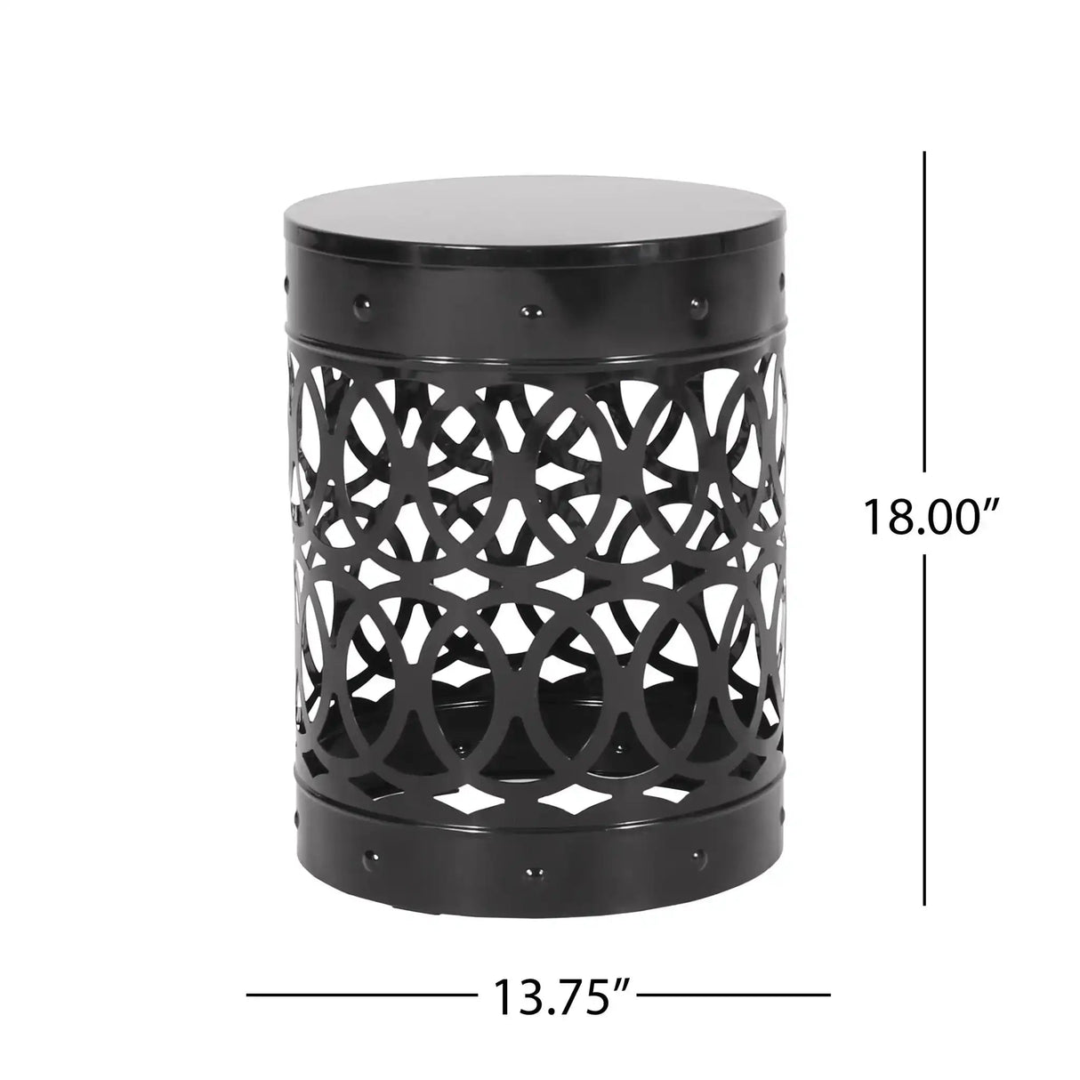 Riviera Outdoor Metal Large End Table