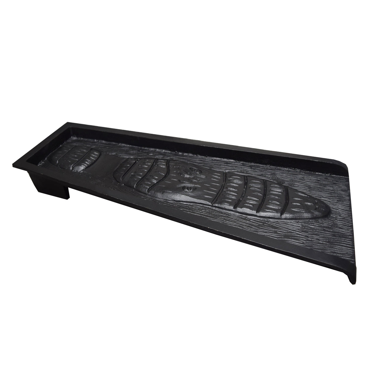 Black Alligator 24-in Cast Aluminum Downspout Gutter Splash Block