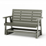 SimplyPoly Amish Made Signature Recycled Plastic Porch Glider