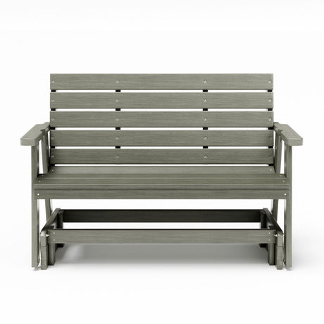 SimplyPoly Amish Made Signature Recycled Plastic Porch Glider