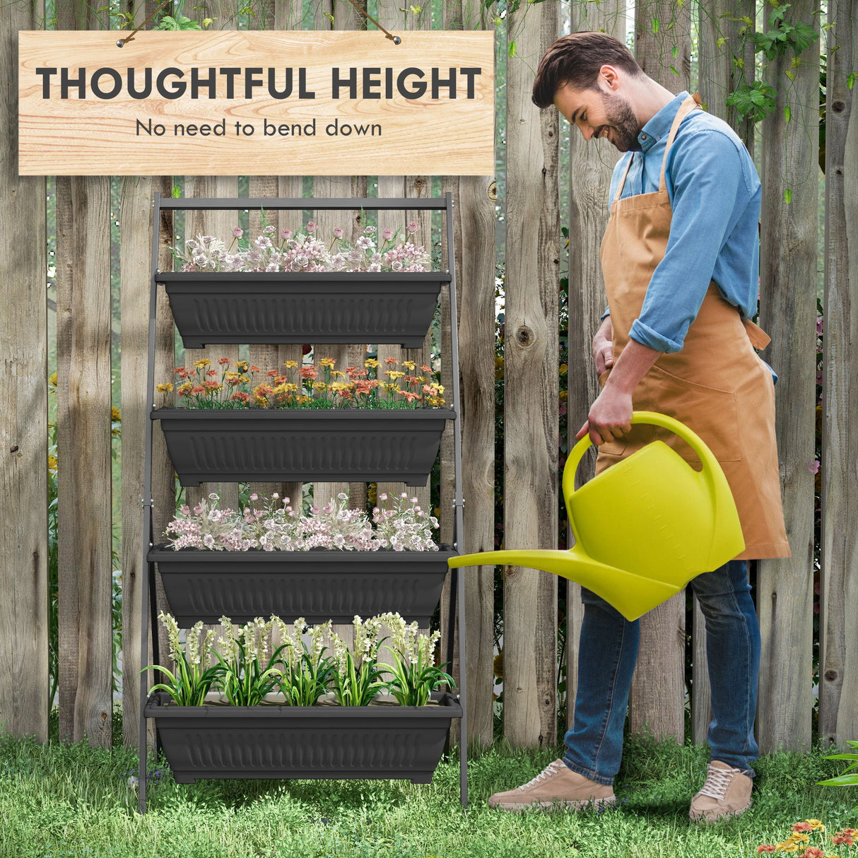 4-Tier Vertical Garden Planter
