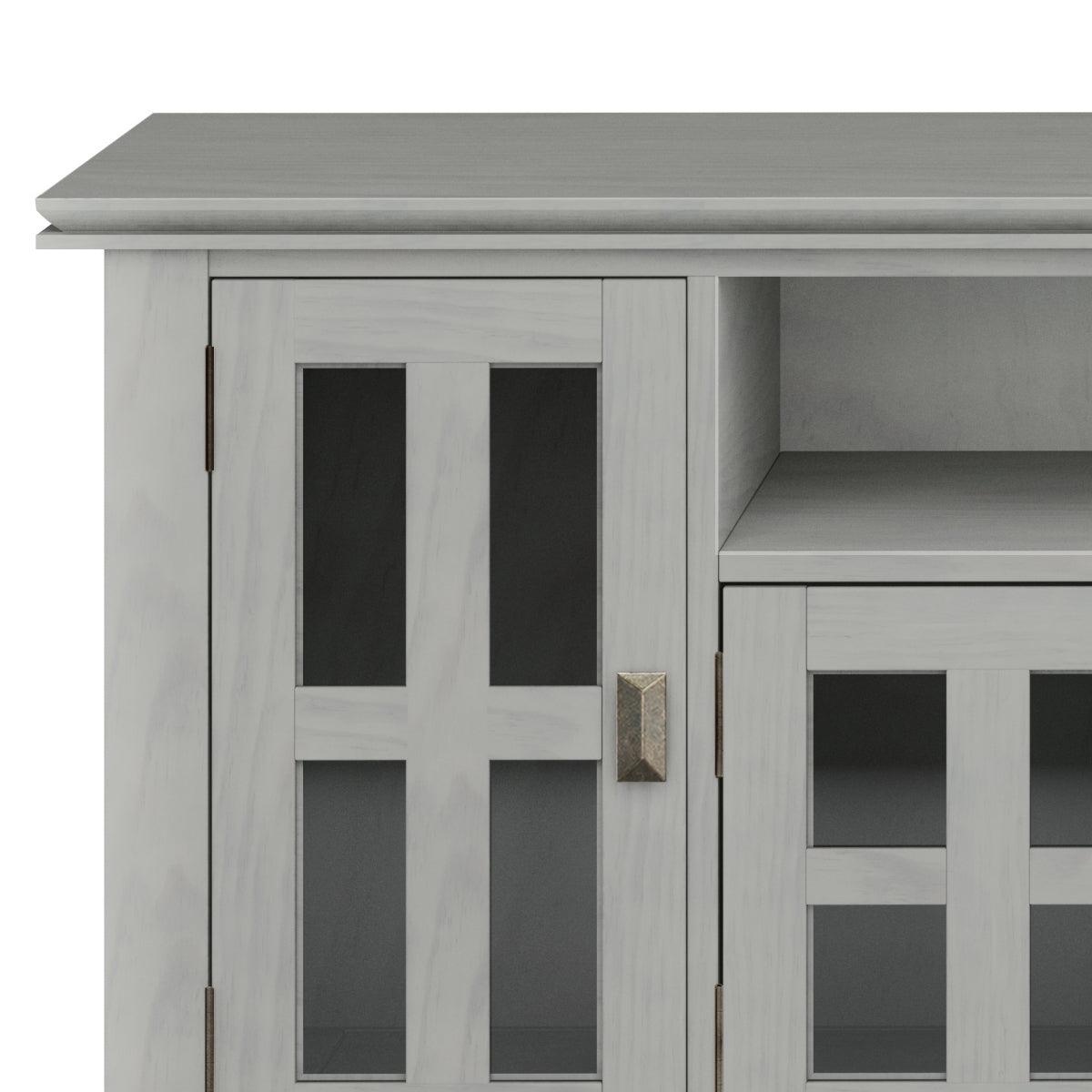 Artisan TV Media Stand, Fog Grey, 72"