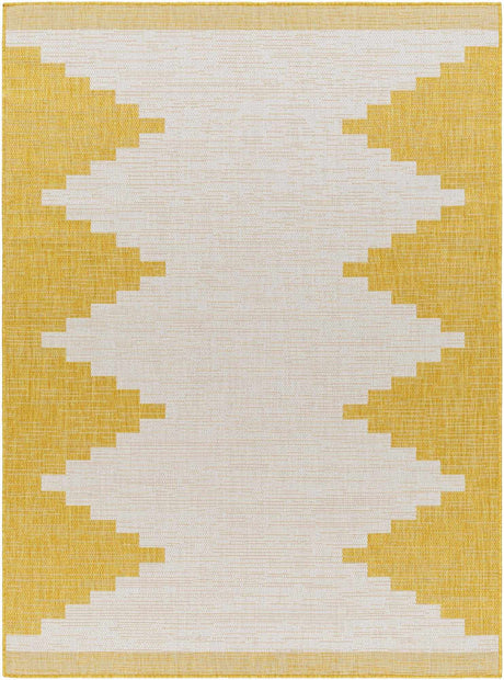 Djugun Metallic-Gold Indoor & Outdoor Rug