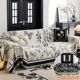 Soft & Cozy Chenille Reversible Sofa Cover Blanket