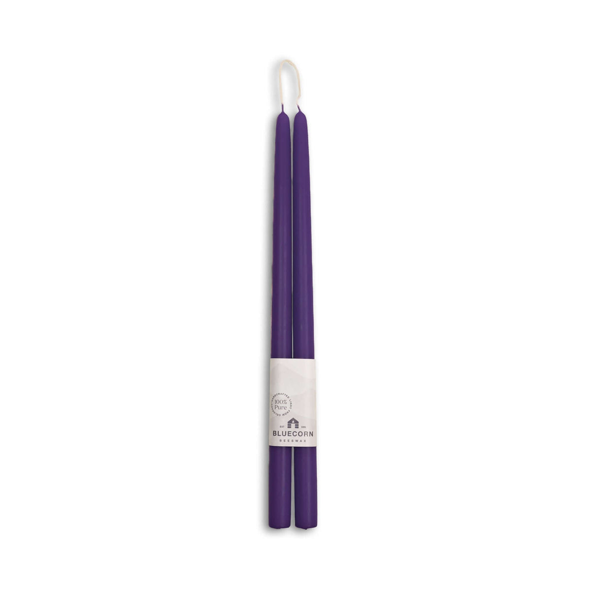 Beeswax Taper Candles - Hand-Dipped - 1 Pair
