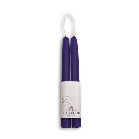 Beeswax Taper Candles - Hand-Dipped - 1 Pair