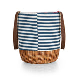 Coronado Canvas and Willow Basket Tote