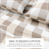 Turkish Cotton Flannel Sheet - Belle Collection