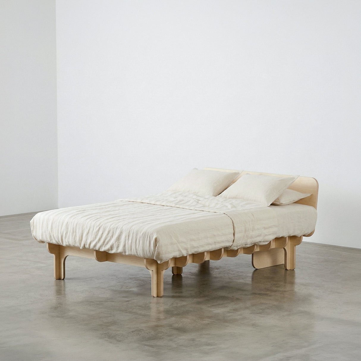 Dovid Birch Bed Frame
