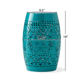 Bloom Outdoor Lace-Cut Side Table
