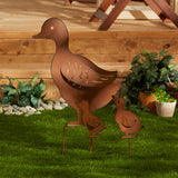 DUCK FAMILY GARDEN STAKE