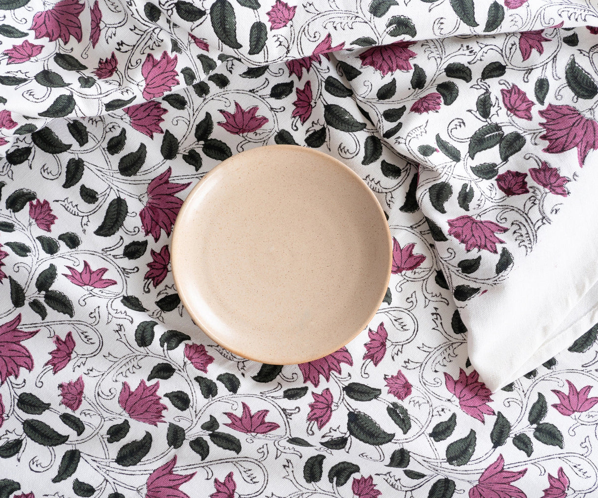 Botanical Tablecloth - Pink