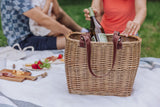 Terrabella Earth Friendly Handwoven Picnic Basket Set for 2
