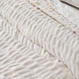 Ruched Faux Fur Throw Blanket - Alondra Collection