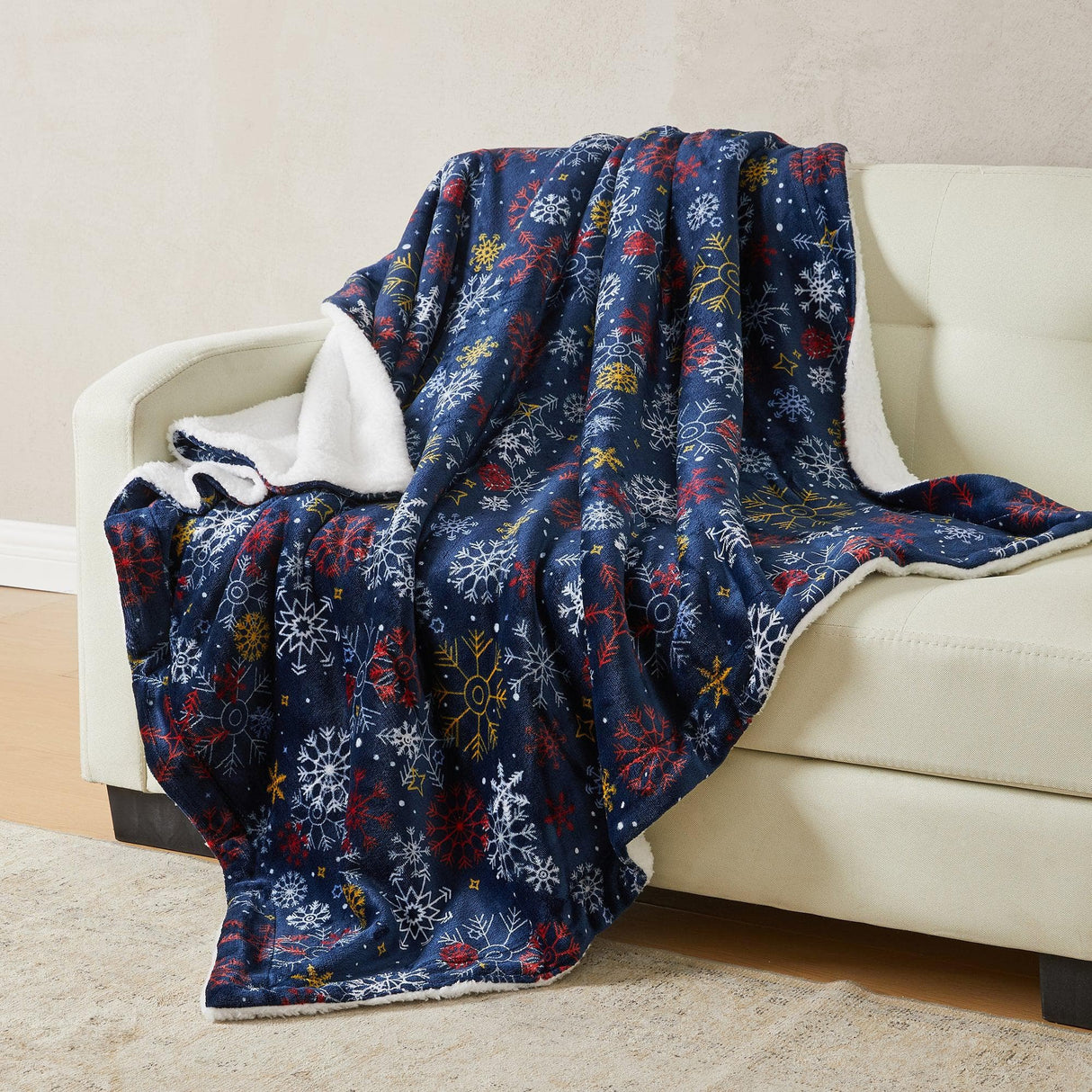 Sherpa Throw Blanket - Eve Collection