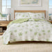 West Palm Trees Coastal Quilt Set