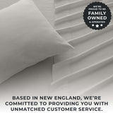 4-Piece Cotton Solid Flannel Sheet - Nordic Collection