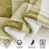 Velvet Plush Sherpa Luxury Bed Blanket - Kinsley Collection