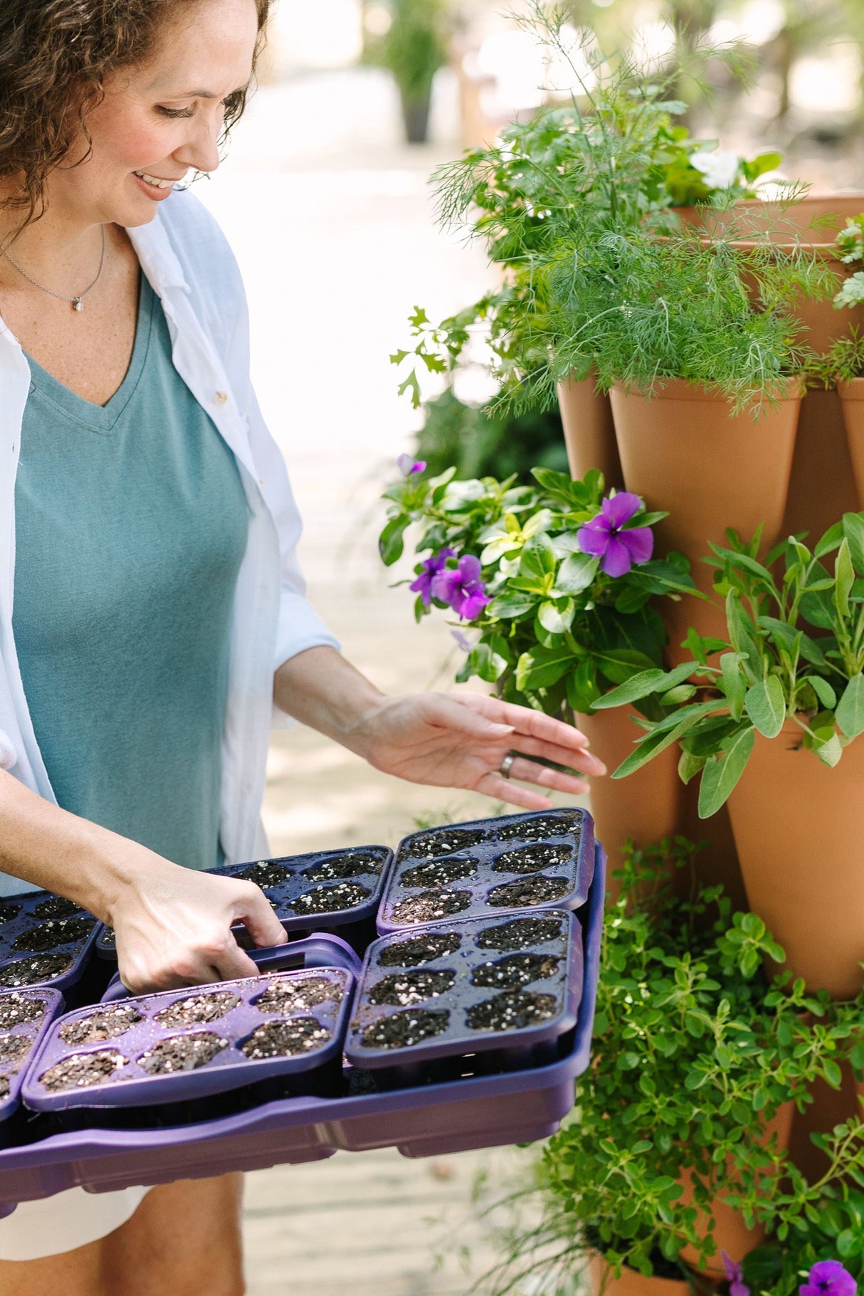 GreenStalk Garden Seed Starter Kit with Domes