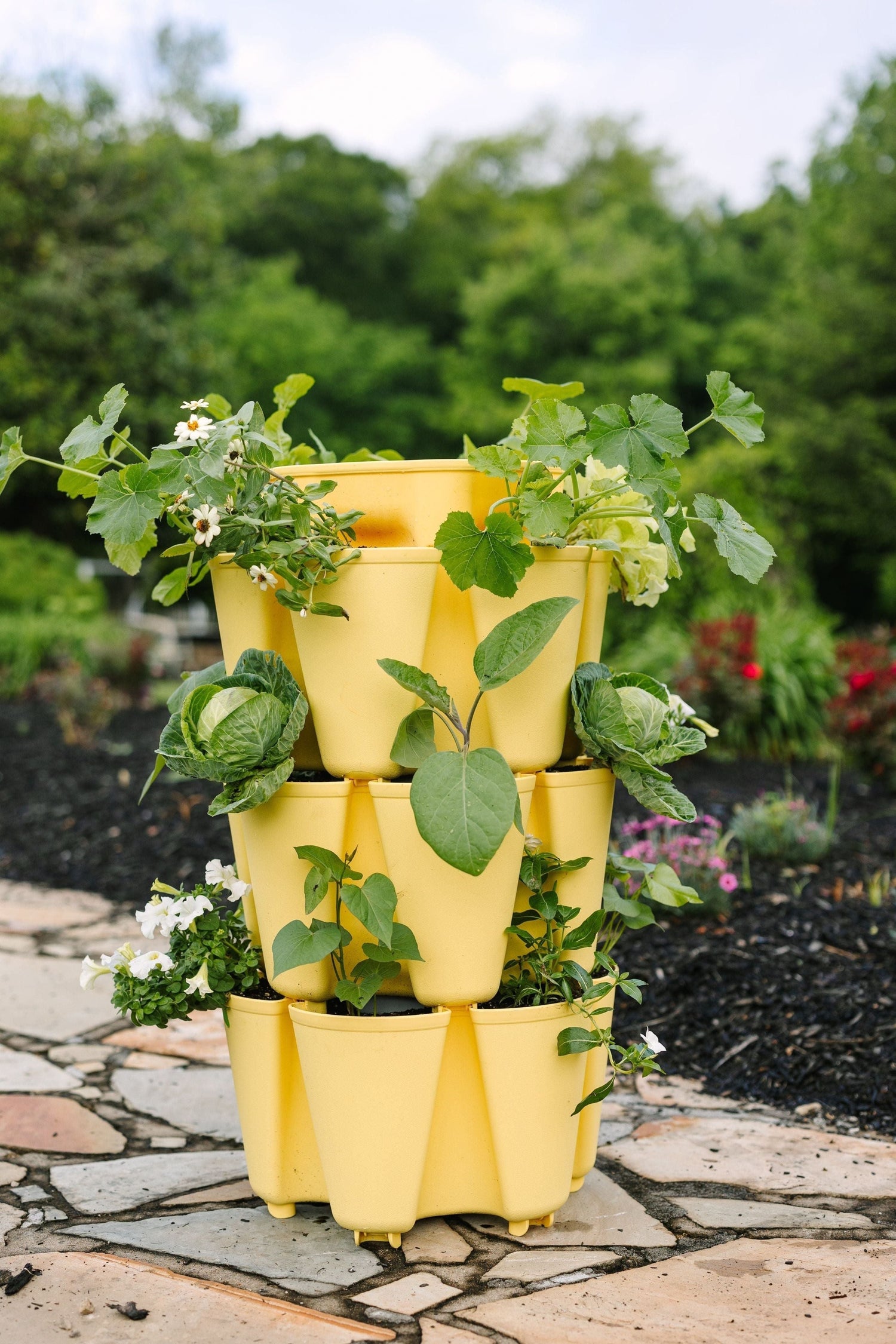 vertical garden plant pots 3 Tier GreenStalk Garden Original Vertical Planter