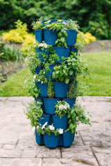 7 Tier GreenStalk Garden Leaf Vertical Planter - Basic Texture