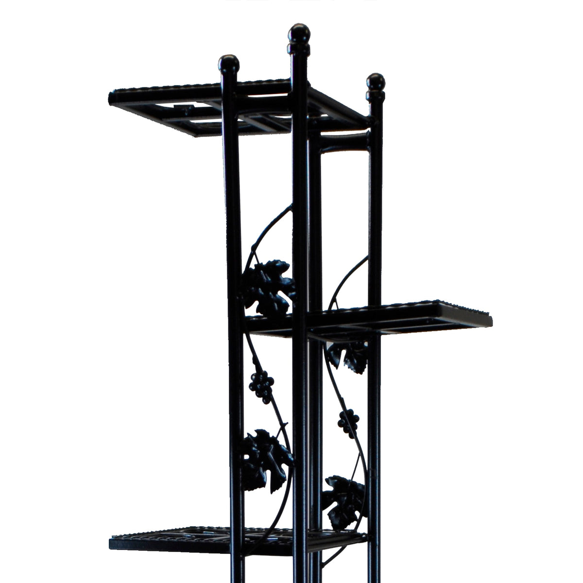 6-Tier Steel Black Plant Stand
